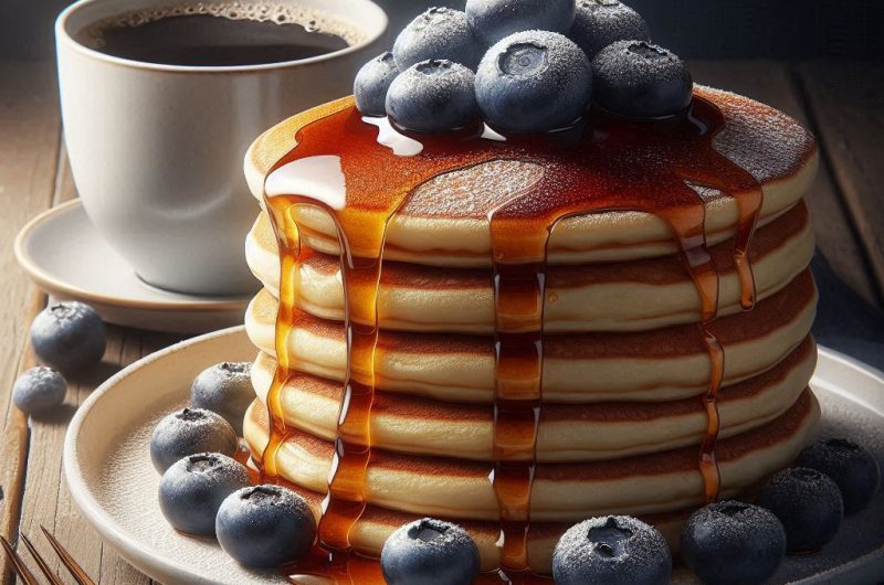 Delightful and delicious Blueberry pancakes