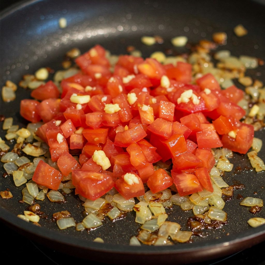 adding tomatoes tastyfry.in