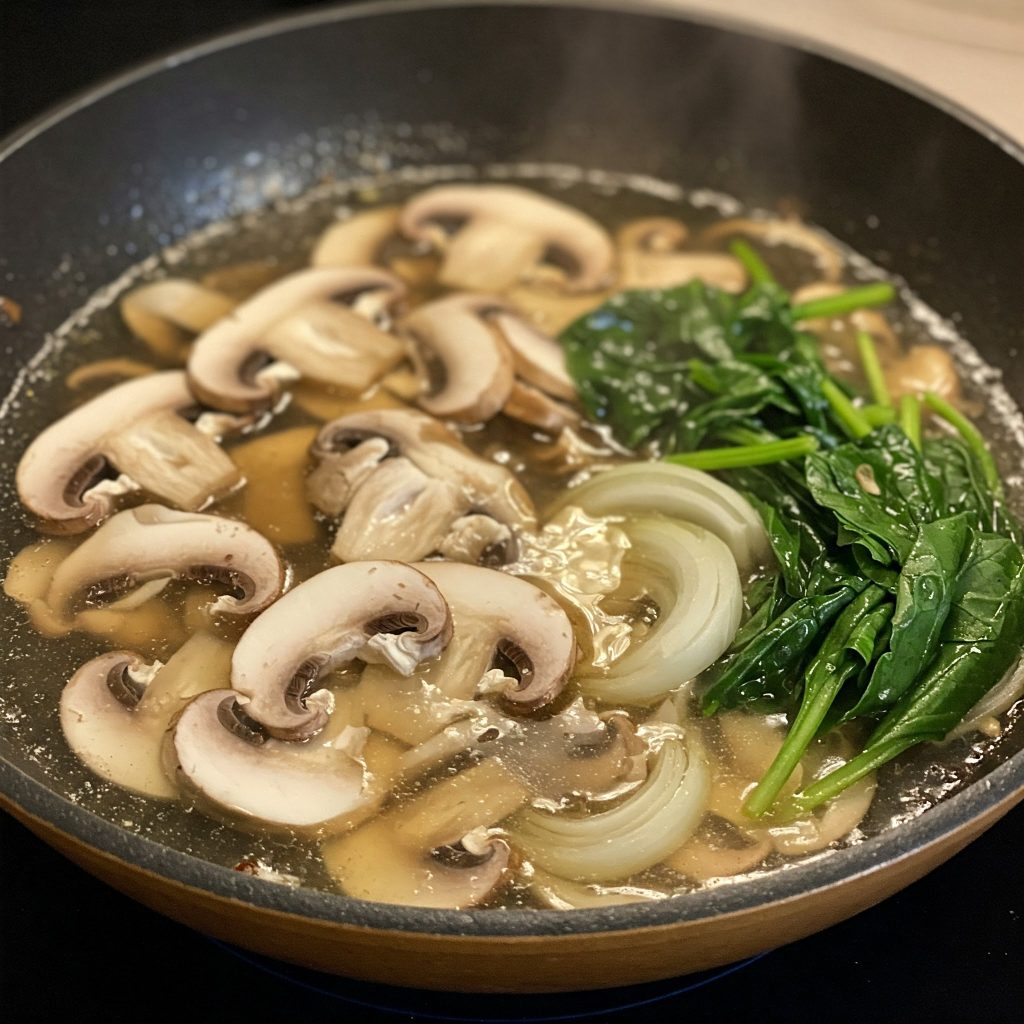add broth and vegies tastyfry.in