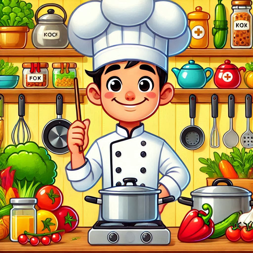 cartoon style chef (2) tastyfry.in