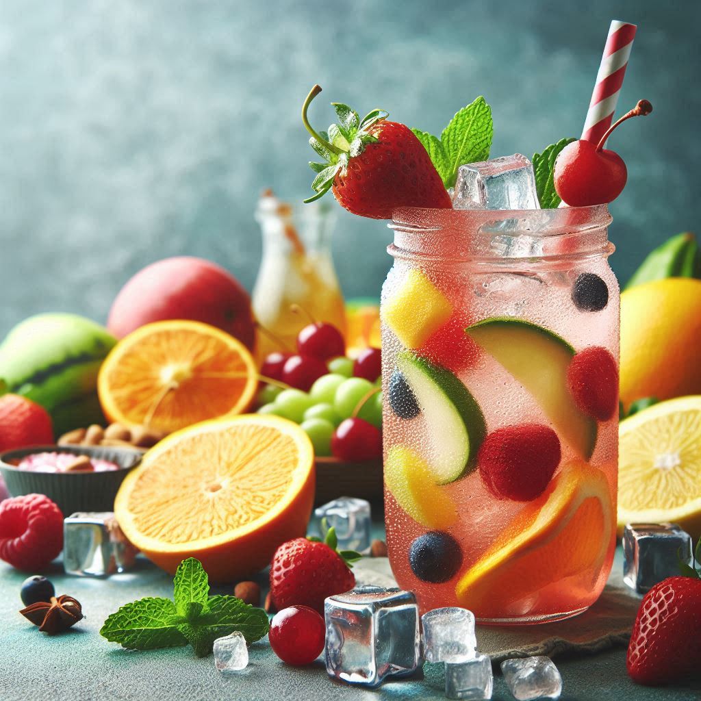 fruit juice punch soda serving 4 tastyfry.in