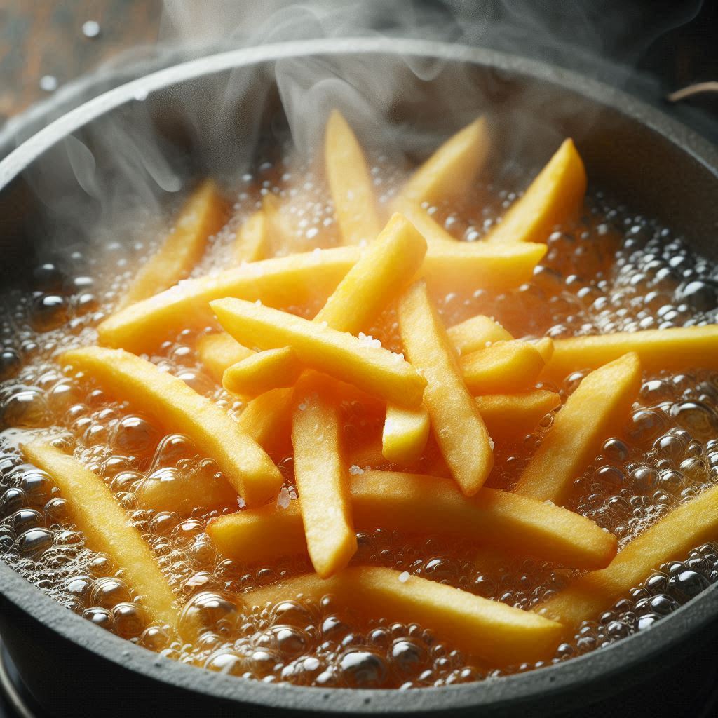 second fry crisping for French fries tastyfry.in