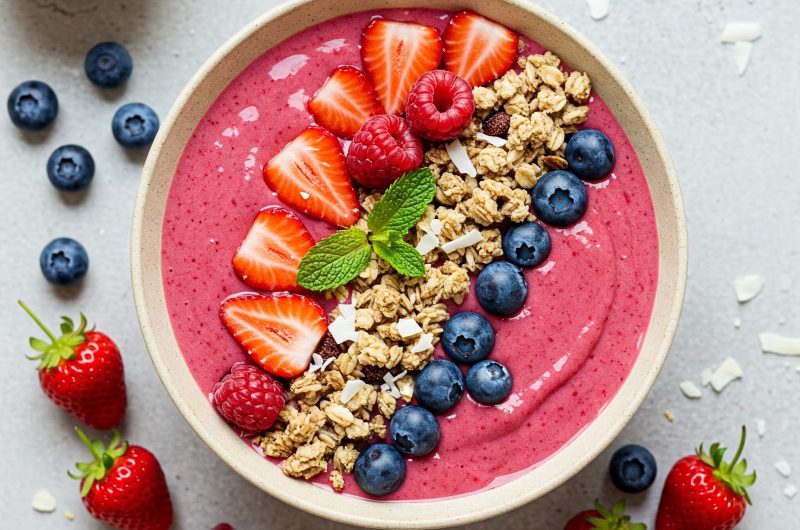 How to make Berry Smoothie Bowl at home