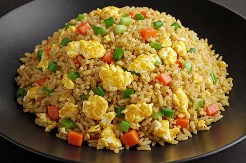 Easy Chinese Egg Fried Rice at Home