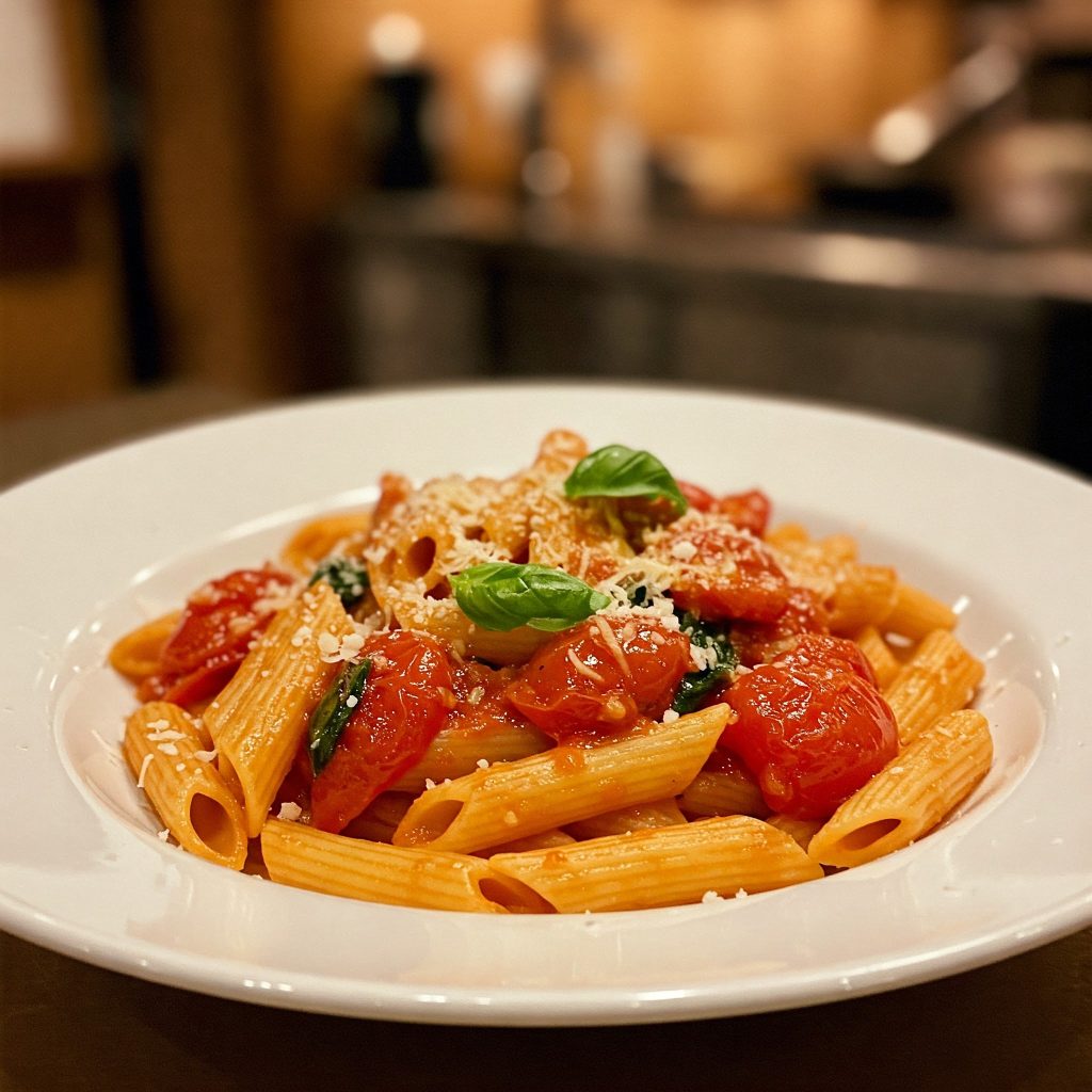 easy tomato pasta recipe tastyfry.in