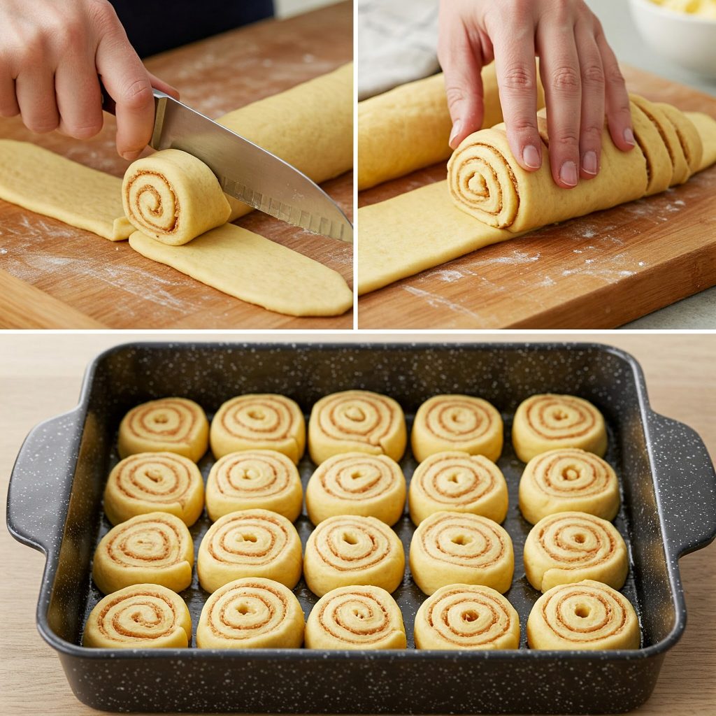 making shape cinnamon rolls tastyfry.in