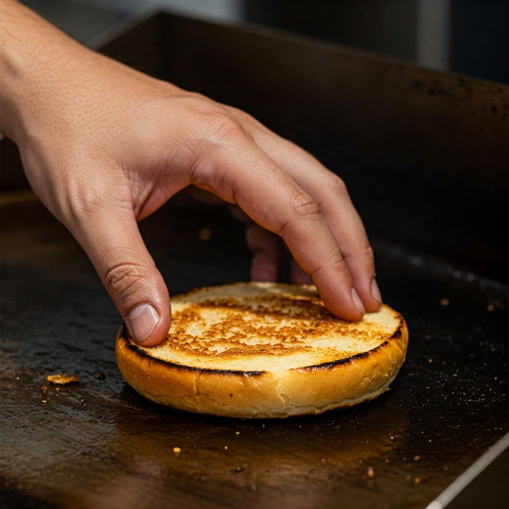 toast the burger buns tastyfry.in
