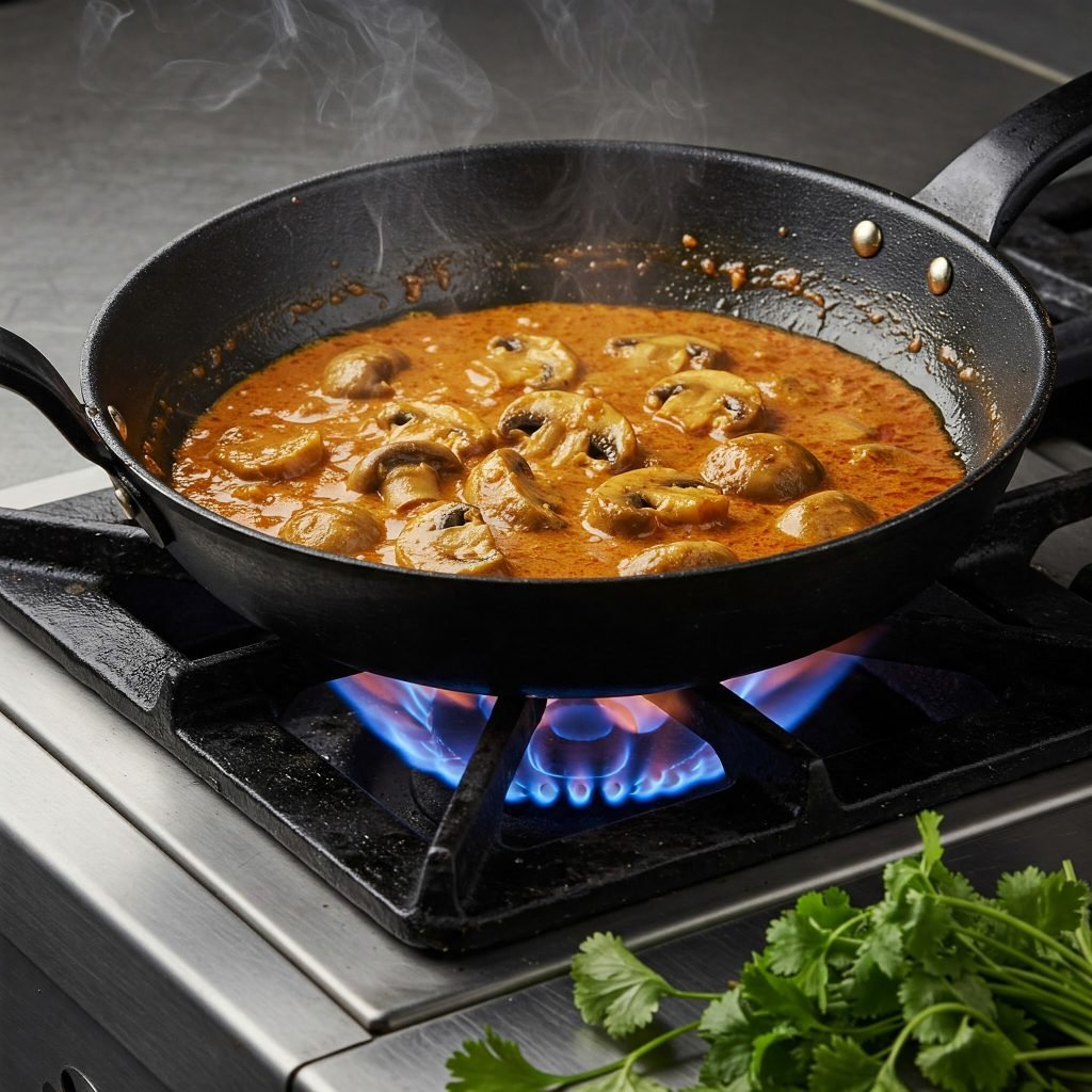 mushroom tikka masala