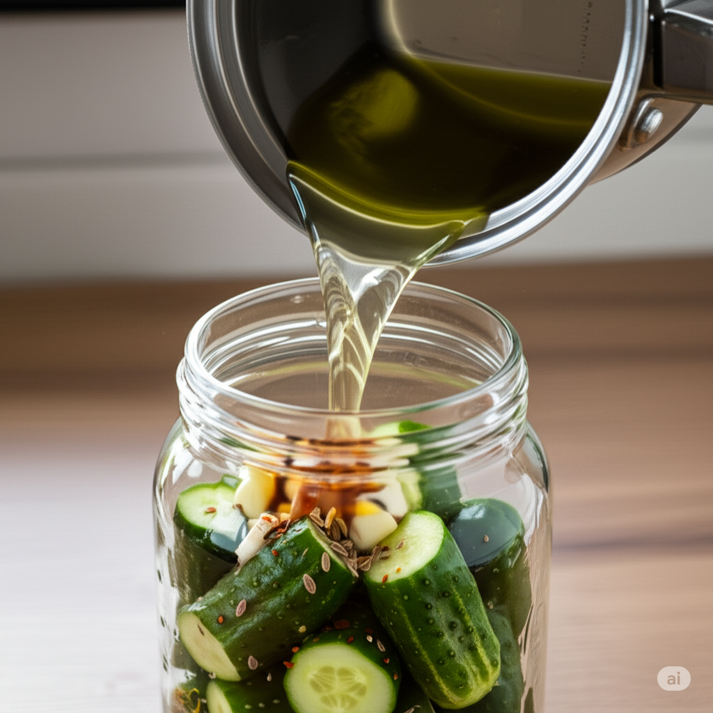 mix boiled water and cucumber tastyfry.in