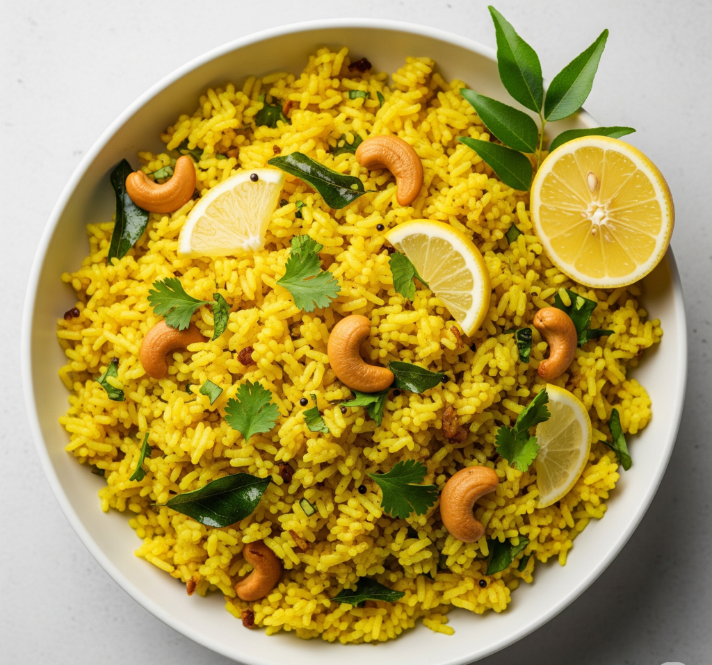 delicious lemon rice recipe tastyfry.in